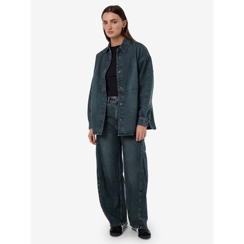 Thrills Spencer Denim Overshirt image number 3